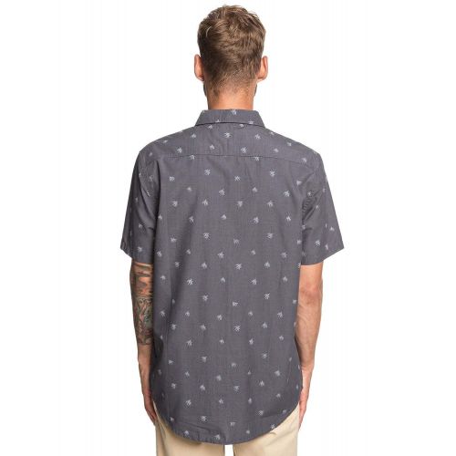 퀵실버 Quiksilver Mens Ss Seajam Palm Woven Top