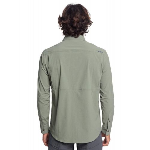 퀵실버 Quiksilver Mens Salt Water Explorer Long Sleeve Shirt