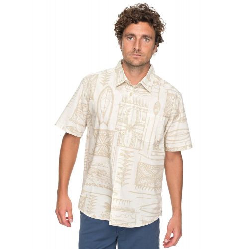 퀵실버 Quiksilver Mens Surfyard Stack Short Sleeve