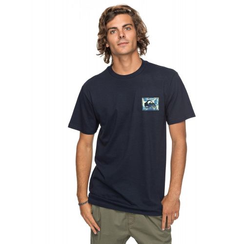 퀵실버 Quiksilver Mens Volcano Blues Tee