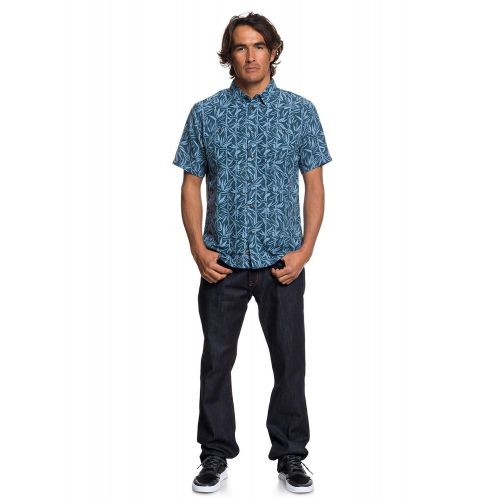 퀵실버 Quiksilver Mens Wake Bamboo Fences Shirt