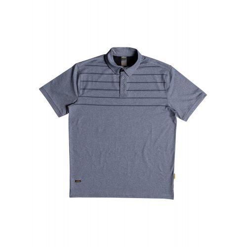 퀵실버 Quiksilver Mens Striped Reel Backlash Polo Knit Top