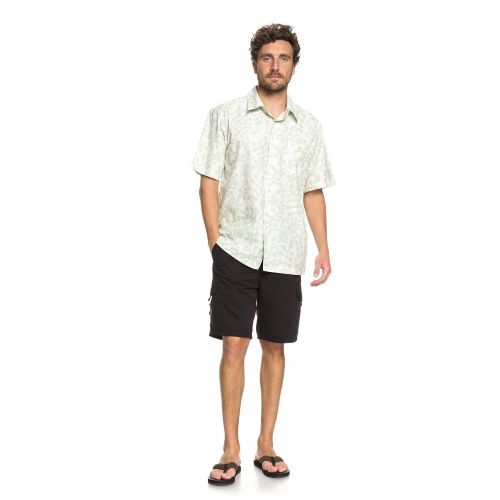 퀵실버 Quiksilver Mens Tiki Inda Forrest Woven Top