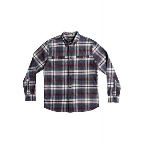 퀵실버 Quiksilver Mens Raleigh Button Down Flannel Shirt