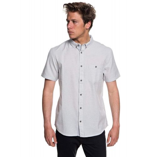 퀵실버 Quiksilver Waterfall SS Button Down Shirt - Sleet