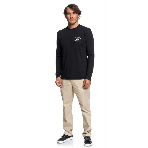 퀵실버 Quiksilver Mens El Mahe Long Sleeve Tee Shirt