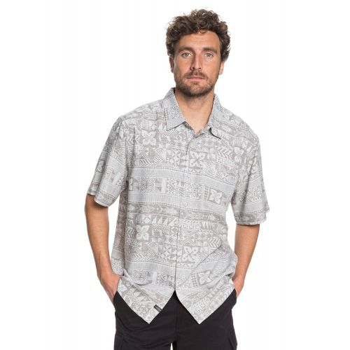 퀵실버 Quiksilver Mens Aku Fish Woven Top