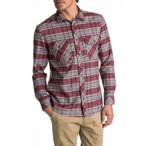 퀵실버 Quiksilver Mens River Back Flannel Shirt