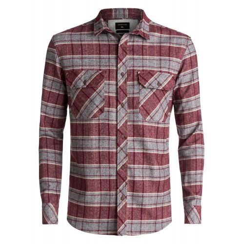 퀵실버 Quiksilver Mens River Back Flannel Shirt