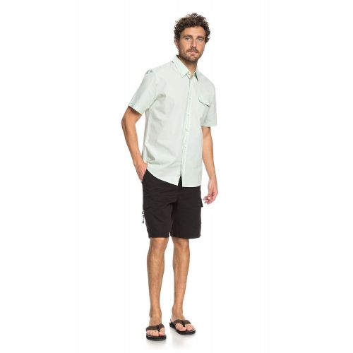 퀵실버 Quiksilver Mens Big Board Short Sleeve Woven Top