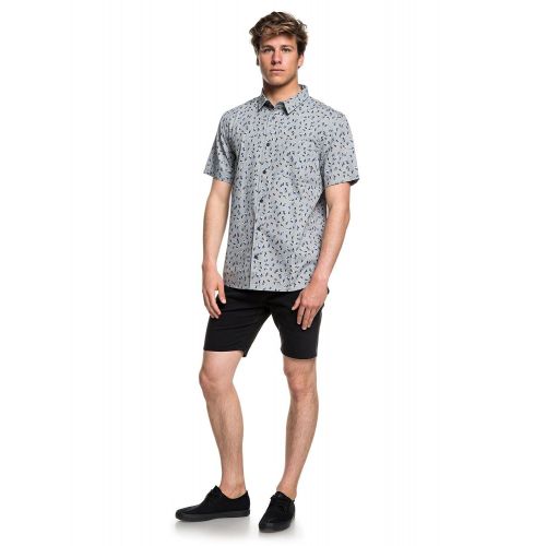 퀵실버 Quiksilver Mens Akan Waters Button Down Shirt