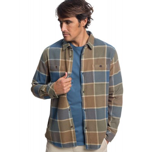 퀵실버 Quiksilver Mens Cold Breeze Flannel Shirt