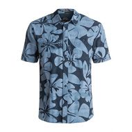 Quiksilver Mens Wake Idyll Button Down Shirt with Back Vent