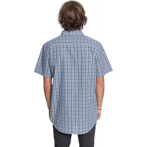 퀵실버 Quiksilver Mens Moon Rythm Short Sleeve Ii Woven