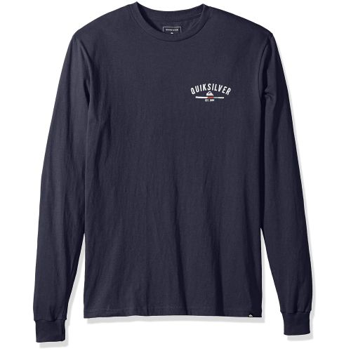 퀵실버 Quiksilver Mens Simple Colour Long Sleeve Tee