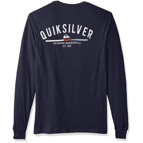 퀵실버 Quiksilver Mens Simple Colour Long Sleeve Tee