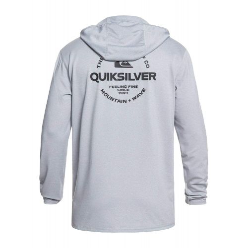 퀵실버 Quiksilver Mens Dredge Hooded Rashguard UPF 50+ Sun Protection