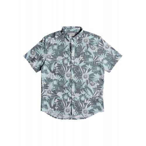 퀵실버 Quiksilver Mens Hippy Beach Short Sleeve Woven