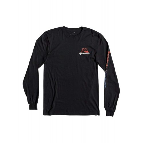 퀵실버 Quiksilver Mens Tea Stripe Long Sleeve