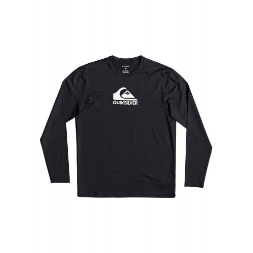 퀵실버 Quiksilver Mens Solid Streak Long Sleeve Rashguard UPF 50+ Sun Protection