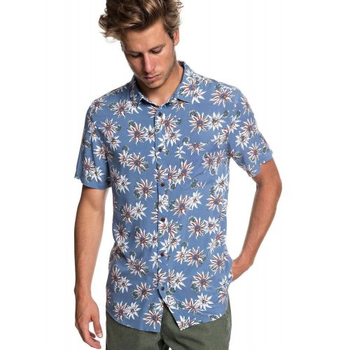 퀵실버 Quiksilver Mens Fluid Geometric Short Sleeve