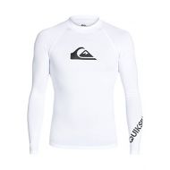 Quiksilver All Time Long Sleeve Rashguard Swim Shirt UPF 50+