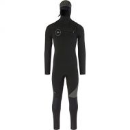 Quiksilver 5/4/3mm Syncro Series Chest Zip GBS Hooded Mens Full Wetsuits - Black/Jet Black/X-Large Short