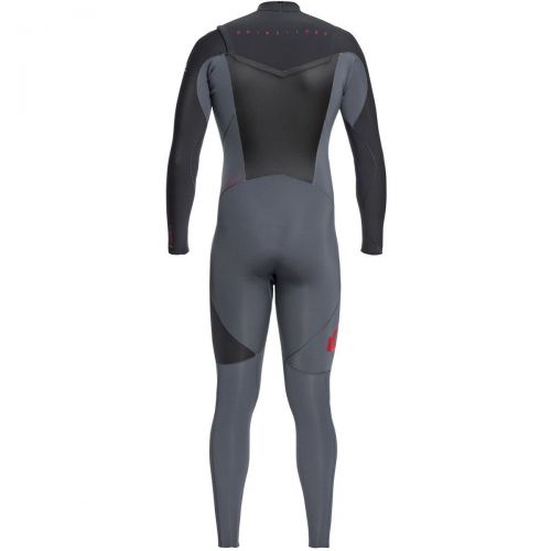 퀵실버 Quiksilver Mens 43mm Syncro Chest Zip Full GBS Wetsuit, Saftey Yellow,