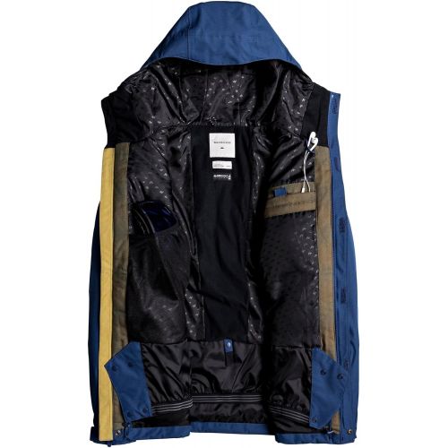 퀵실버 Quiksilver Mens Raft 10K Snow Ski Snowboard Jacket