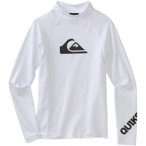 퀵실버 Quiksilver Youth All Time Long Sleeve Rashguard - White