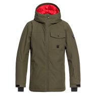 Quiksilver Boys Big Mission Solid Youth 10k Snow Jacket