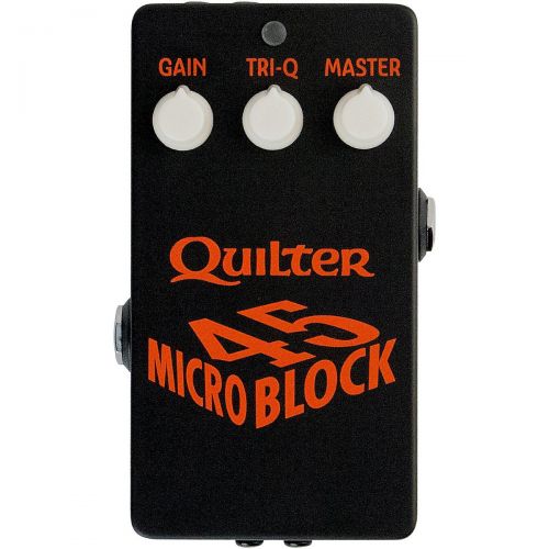  Quilter Labs},description:Quilter’s in-depth knowledge of tone and overdrive is now available in a compact pedal format with 3345 watts of speaker power. Perfect for the player wh