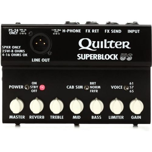  Quilter Labs SuperBlock US 25-watt Guitar Amplifier Pedal and 1x10