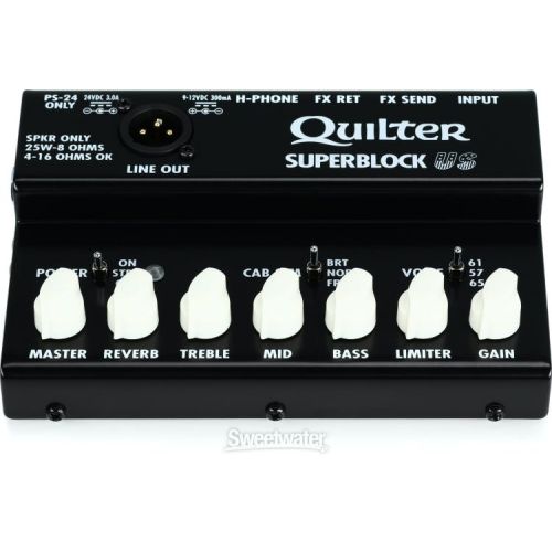  Quilter Labs SuperBlock US 25-watt Guitar Amplifier Pedal