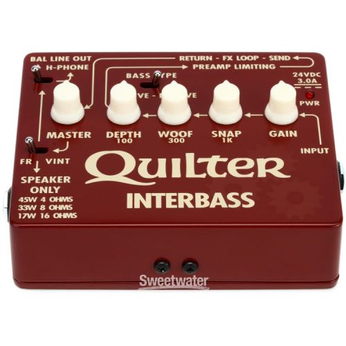  Quilter Labs Interbass 45-watt Bass Head