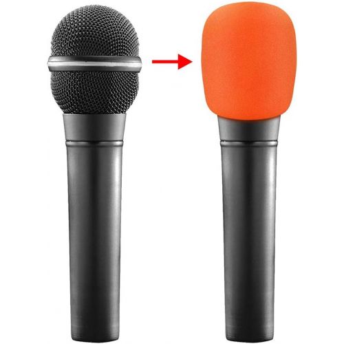 [아마존베스트]Dylan-EU Microphone Windbreak Large Microphone Windscreens Universal Foam Microphone Cover for KTV Conference Room and Stage Performances 10 Colours