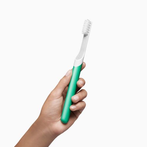  Quip Electric Toothbrush - Green Color - Electric Brush and Travel Cover Mount - Frustration Free Packaging