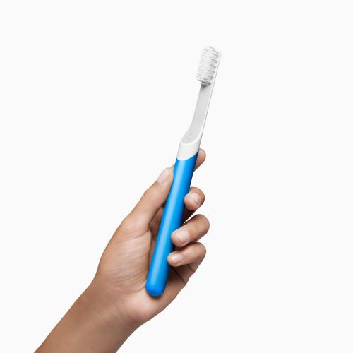  Quip Electric Toothbrush - Blue Color - Electric Brush and Travel Cover Mount - Frustration Free Packaging