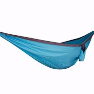 Quisilife Camping Hammock, Hammock Outdoor Double Portable Stick Hammock Lightweight Nylon Swing with Blue for Camping Outdoors Gardens and Travel