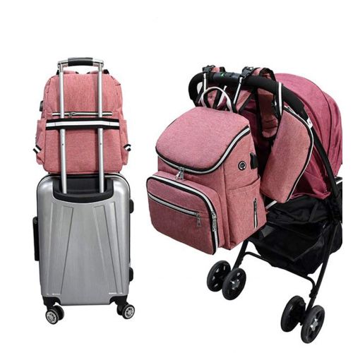  Qukueoy Travel Diaper Bag Backpack for Mom and Dad,Large Capacity Maternity Nappy Bag Waterproof,...