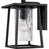 Quoizel LDG8409K Lodge Farmhouse Outdoor Lantern Wall Sconce, 1-Light, 100 Watts, Mystic Black (13