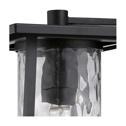  Quoizel LDG8409K Lodge Farmhouse Outdoor Lantern Wall Sconce, 1-Light, 100 Watts, Mystic Black (13