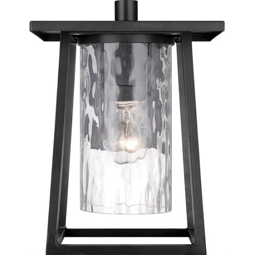  Quoizel LDG8409K Lodge Farmhouse Outdoor Lantern Wall Sconce, 1-Light, 100 Watts, Mystic Black (13