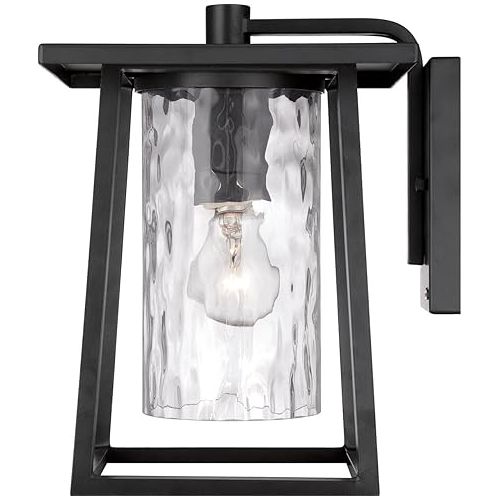  Quoizel LDG8409K Lodge Farmhouse Outdoor Lantern Wall Sconce, 1-Light, 100 Watts, Mystic Black (13