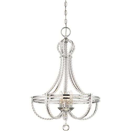  Quoizel PCAL2821C Traditional Platinum Collection Allure - C Polished Chrome Finish, Pendant with 4 Lightssilver