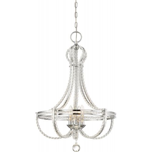  Quoizel PCAL2821C Traditional Platinum Collection Allure - C Polished Chrome Finish, Pendant with 4 Lightssilver