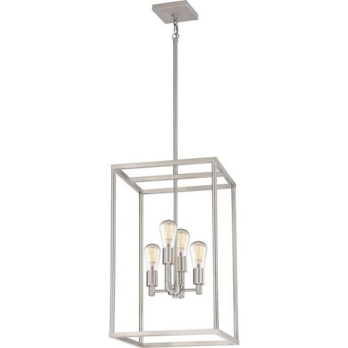  Quoizel NHR5204WT New Harbor 4-Light Foyer Piece, Western Bronze