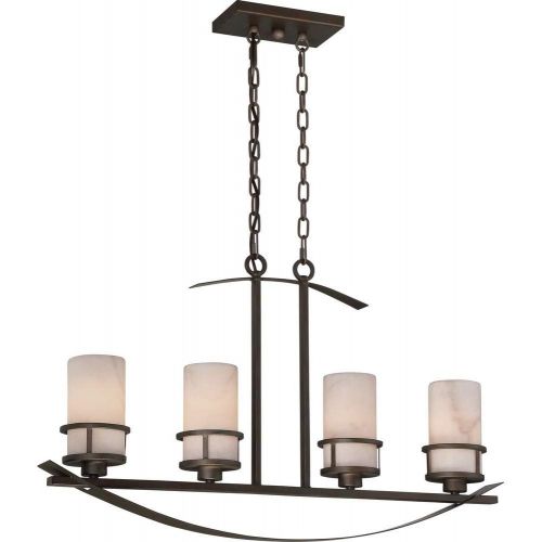  Quoizel KY433IN 4-Light Kyle Island Chandelier in Iron Gate