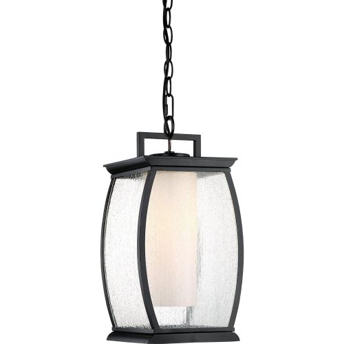  Quoizel TRE1909K One Light Outdoor Hanging Lantern, Large, Mystic Black