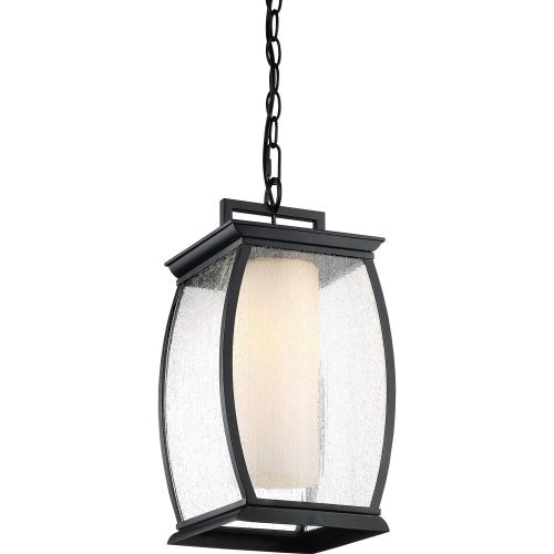  Quoizel TRE1909K One Light Outdoor Hanging Lantern, Large, Mystic Black